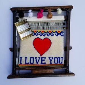 Miniature weaving rug for office table. Nice gift